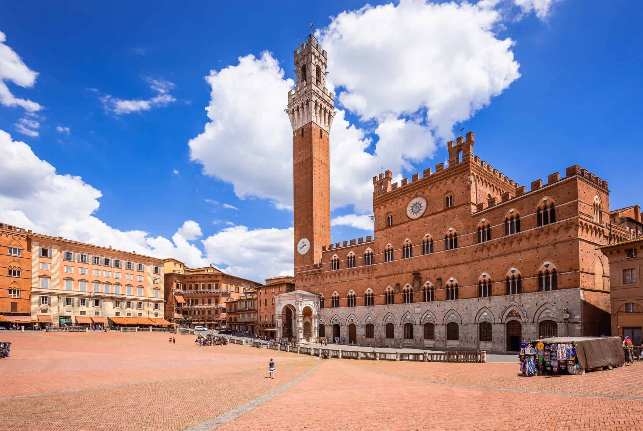 Piazza del Campo e Torre del Mangia di Siena